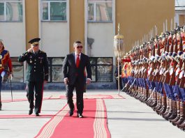 МОНГОЛ УЛСЫН ЕРӨНХИЙЛӨГЧ, ЗЭВСЭГТ ХҮЧНИЙ ЕРӨНХИЙ КОМАНДЛАГЧ Х.БАТТУЛГА ЗХЖШ-Т АЖИЛЛАЛАА