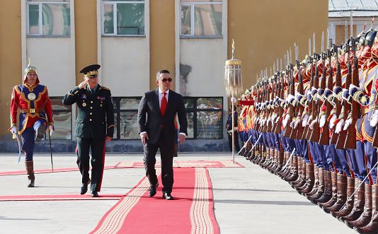 МОНГОЛ УЛСЫН ЕРӨНХИЙЛӨГЧ, ЗЭВСЭГТ ХҮЧНИЙ ЕРӨНХИЙ КОМАНДЛАГЧ Х.БАТТУЛГА ЗХЖШ-Т АЖИЛЛАЛАА