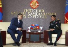 БАТЛАН ХАМГААЛАХЫН ДЭД САЙД Б.БАЯРМАГНАЙ ҮБХИС-Д АЖИЛЛАЛАА