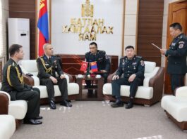 БНТУ-ын Батлан хамгаалахын атташе хурандаа Тамир Акканыг “Олон улсын цэргийн хамтын ажиллагааны төлөө” тэмдгээр шагналаа