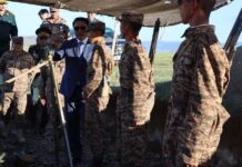 БАТЛАН ХАМГААЛАХЫН САЙД Г.САЙХАНБАЯР “ОЮУТАН ЦЭРЭГ”-ИЙН ЦЭРГИЙН МЭРГЭЖЛИЙН БЭЛТГЭЛ СУРГАЛТЫН ЯВЦТАЙ ТАНИЛЦАВ