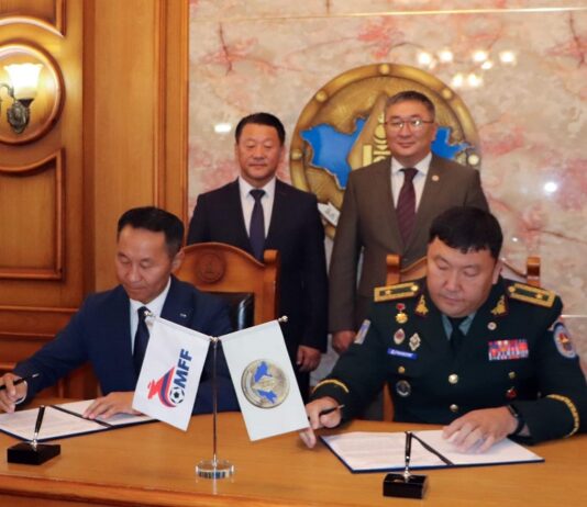 БАТЛАН ХАМГААЛАХ ЯАМ БОЛОН “МОНГОЛЫН ХӨЛБӨМБӨГИЙН ХОЛБОО” ХАМТРАН АЖИЛЛАХ ГЭРЭЭ БАЙГУУЛЛАА