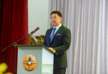 МОНГОЛ УЛСЫН ЕРӨНХИЙЛӨГЧ У.ХҮРЭЛСҮХ ЗЭВСЭГТ ХҮЧНИЙ УДИРДАХ БҮРЭЛДЭХҮҮНИЙ ЦУГЛАРАЛТАД ОРОЛЦОВ