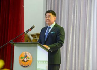МОНГОЛ УЛСЫН ЕРӨНХИЙЛӨГЧ У.ХҮРЭЛСҮХ ЗЭВСЭГТ ХҮЧНИЙ УДИРДАХ БҮРЭЛДЭХҮҮНИЙ ЦУГЛАРАЛТАД ОРОЛЦОВ