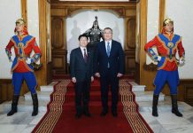 ЯПОН УЛСЫН БАТЛАН ХАМГААЛАХЫН ДЭД САЙД МАКОТО ОНИКИ МОНГОЛ УЛСАД АЖЛЫН АЙЛЧЛАЛ ХИЙВ