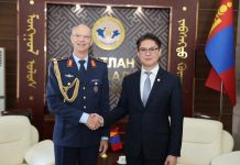 ХБНГУ-ААС МОНГОЛ УЛСАД ХАВСРАН СУУГАА БАТЛАН ХАМГААЛАХЫН АТТАШЕГ ХҮЛЭЭН АВЧ УУЛЗЛАА