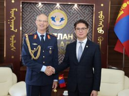 ХБНГУ-ААС МОНГОЛ УЛСАД ХАВСРАН СУУГАА БАТЛАН ХАМГААЛАХЫН АТТАШЕГ ХҮЛЭЭН АВЧ УУЛЗЛАА