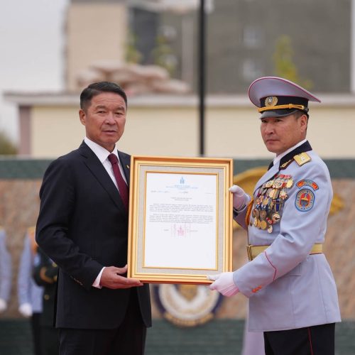 ЗЭВСЭГТ ХҮЧНИЙ 330 ДУГААР АНГИЙГ ТӨР, ЦЭРГИЙН НЭРТ ЗҮТГЭЛТЭН ХОШУУЧ ГЕНЕРАЛ Я.ЧОЙЖАМЦ АГСНЫ НЭРЭМЖИТ БОЛГОЛОО